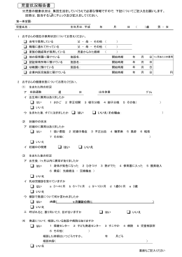 児童状況報告書(PDF文書)