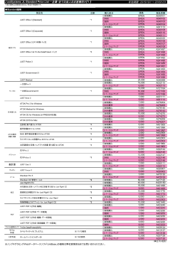 J ustSystems JL-Standard Price List －企業・全ての法人のお客様向け