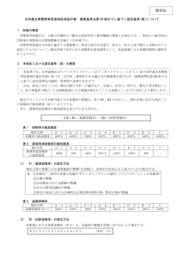 認定基準案の概要