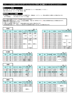 JAL・JTAで行く＜ストライダーエンジョイカップ2015 JAL