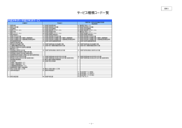 サービス種類コード一覧 (PDFファイル)