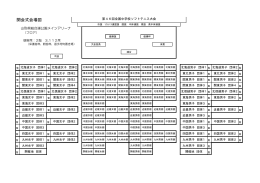 開会式会場図