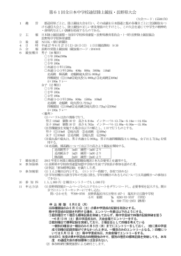 第61回全日本中学校通信陸上競技・長野県大会