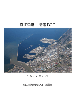 直江津港 港湾BCP（PDF形式 10437 キロバイト）
