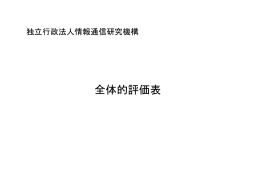 全体的評価表 (PDF形式, 615KB)