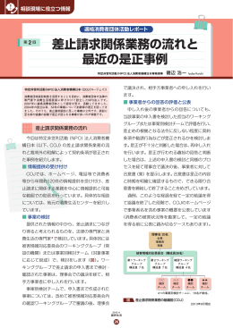 第2回 差止請求関係業務の流れと最近の是正事例