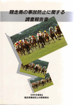 日本中央競馬会 競走馬事故防止対策委員会