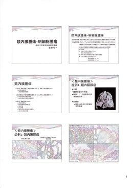 類内膜腫瘍・明細胞腫瘍
