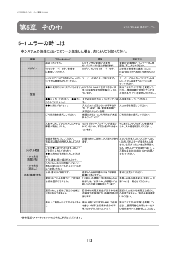 第5章 その他 - NTT西日本