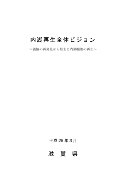 内湖再生全体ビジョン