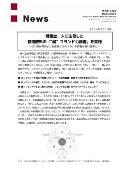 博報堂、人に注目した 都道府県の「“属”ブランド力調査」を実施