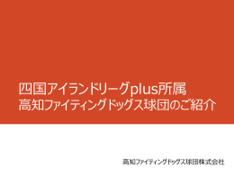 四国アイランドリーグplus所属