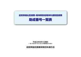 福祉医療費番号一覧と低所得老人・高齢寡婦レセ負担金額記載・上限額