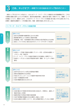 キックオフ！～体制づくりから始めるステップ別のポイント