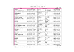 福岡県単位型緩和ケア研修会 日程表 (予定）