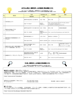 あすみん周辺 福岡市内 公共施設（貸会議室）