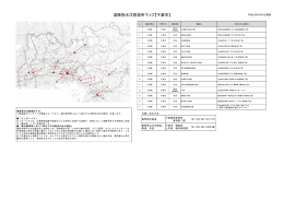 道路冠水注意箇所マップ【千葉市】