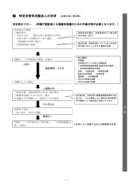 特定非営利活動法人の合併