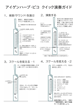 演奏の簡単な説明をPDFでご覧ください。