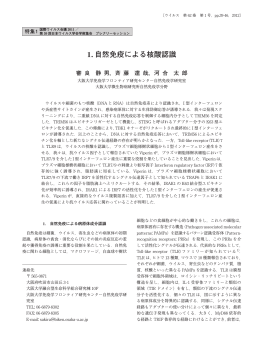 1. 自然免疫による核酸認識