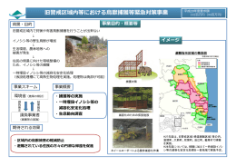 旧警戒区域内等における鳥獣捕獲等緊急対策事業 [PDF 260KB]