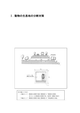 Ⅰ．動物の生息地の分断対策