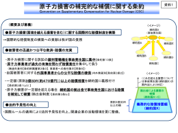 原子力損害の補完的な補償に関する条約