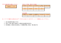 自社の認定番号を選んで下さい。 自社にて作成・提出する様式 添付書類