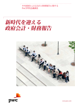 新時代を迎える 政府会計・財務報告