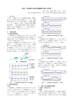 中海・宍道湖の水質汚濁機構に関する考察