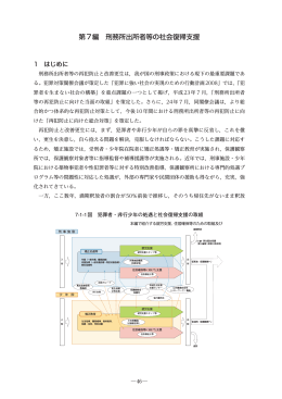第7編 刑務所出所者等の社会復帰支援