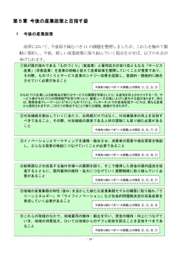 第5章 今後の産業政策と目指す姿