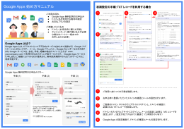 Google Apps 始め方マニュアル