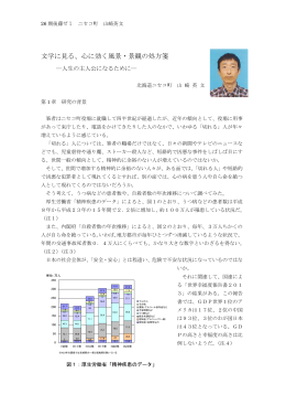 文学に見る、心に効く風景・景観の処方箋