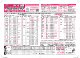 夏ダイヤ時刻表 - 北海道中央バス