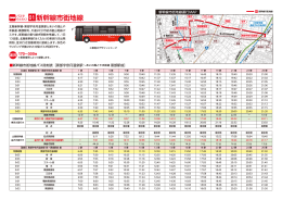 新幹線市街地線バス時刻表