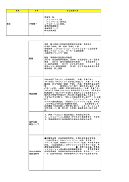 紹介PDF - 青森明の星短期大学