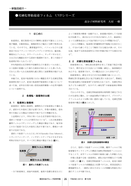 光硬化型粘接着フィルム UVPシリーズ