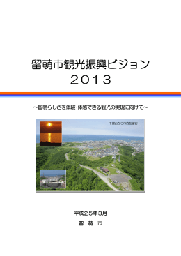留萌市観光振興ビジョン 2013