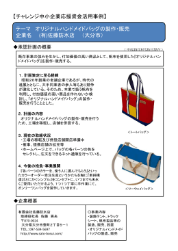 6 オリジナルハンドメイドバッグの製作・販売 [PDFファイル