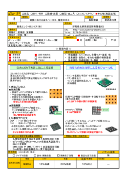 可 否 従来のSMT実装工法による基板 当社独自実装技術による