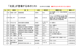 が登場する本のリスト