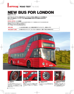 NEW BUS FOR LONDON
