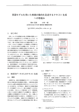 言語モデルを用いた株価の動向を記述するテキスト生成