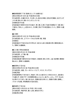 亀崎高根町7丁目（亀崎コミュニティ会館付近） 【発生日時】3月18日（金