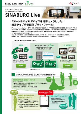SINABURO Live - 株式会社エージェンテック（AGENTEC Co.,Ltd.）