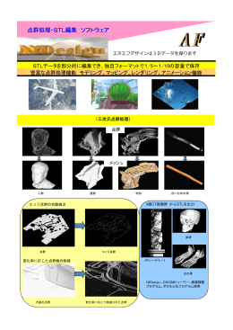 点群処理・STL編集 ソフトウェア