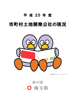 平成25年度土地開発公社の現況（本編）（PDF：783KB）