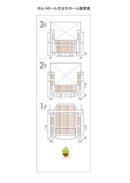 ホルトホール大分大ホール座席表
