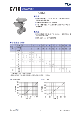 空気式制御弁